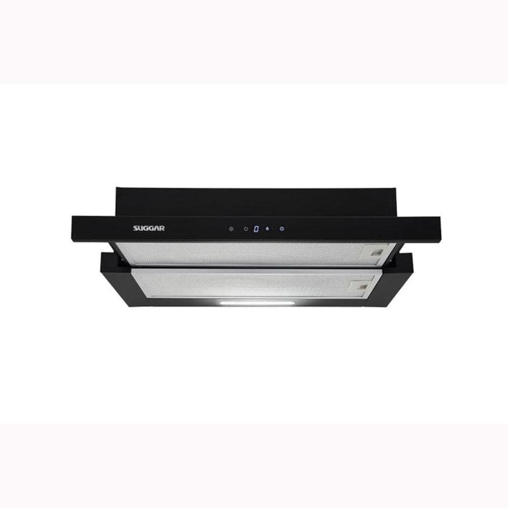 Depurador De Embutir Slim Touch 60 Cm Preto Suggar 220V