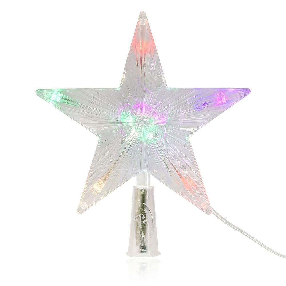 Estrela Ponteira De Natal Led Colorido 127v – Brilho Encantador E Durável