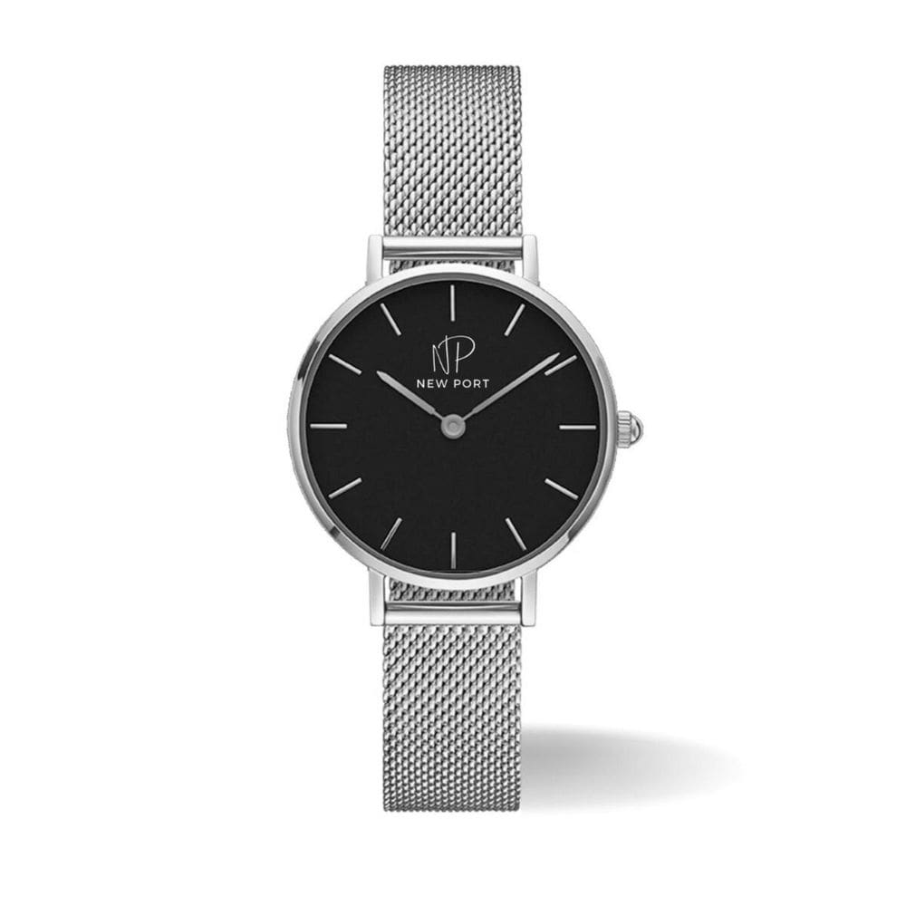 Relógio Feminino Prata Casual Delicado Elegante NewPort 32mm