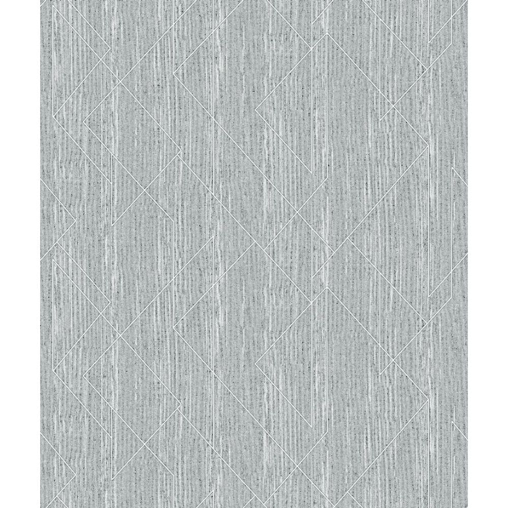 Papel De Parede Vinilico 53cmx10m Textura Cinza Elegante