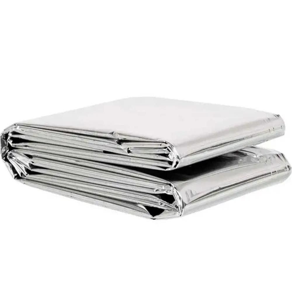 Manta Térmica De Emergência Aluminizado Para Camping E Resgates 210 X 130 Cm Zelt