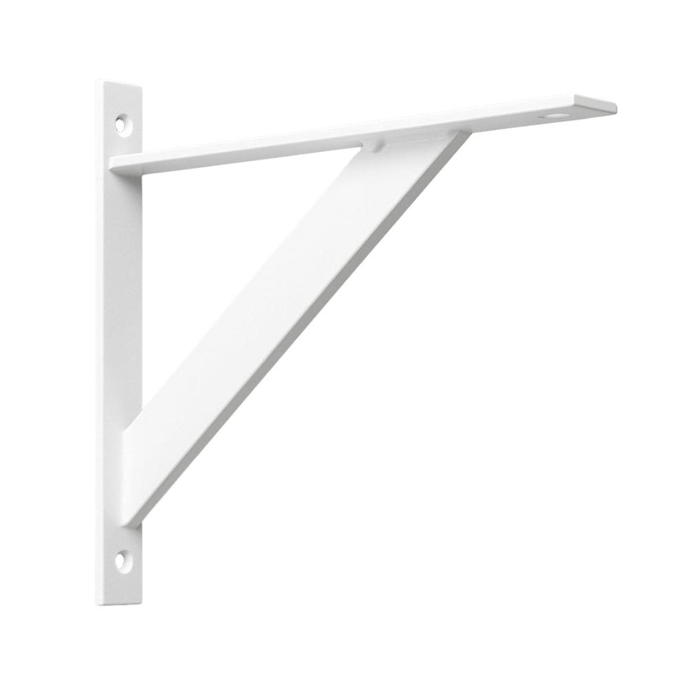 Kit 6 Mãos Francesas Ferro Chato 40x25 cm Branco - NV454