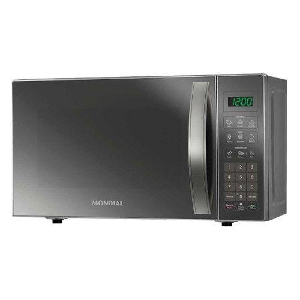 Micro-ondas Mondial 21 Litros MO-01-21-E Cinza Espelhado 220V