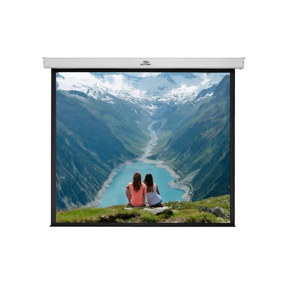 Tela de Projeção Retrátil 100 Polegadas 4:3 2,03x1,52m TRVS100 Sumay