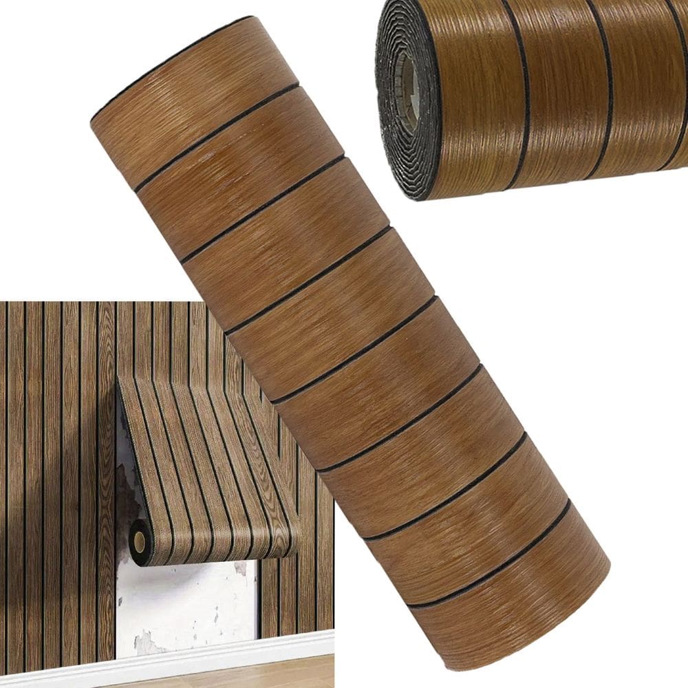 Painel Ripado Adesivo Parede Autocolante Flexivel Decoraçao Sala Estar Casa Quarto Recepçao Loja Clinica Destaque