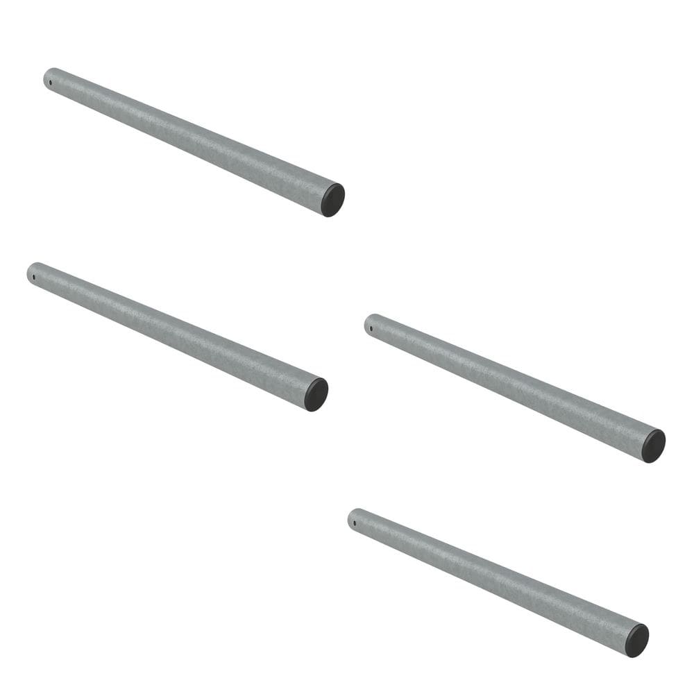 Kit 4 Suportes de Pia Tubo Redondo para Chumbar 60 cm - NV456RDP