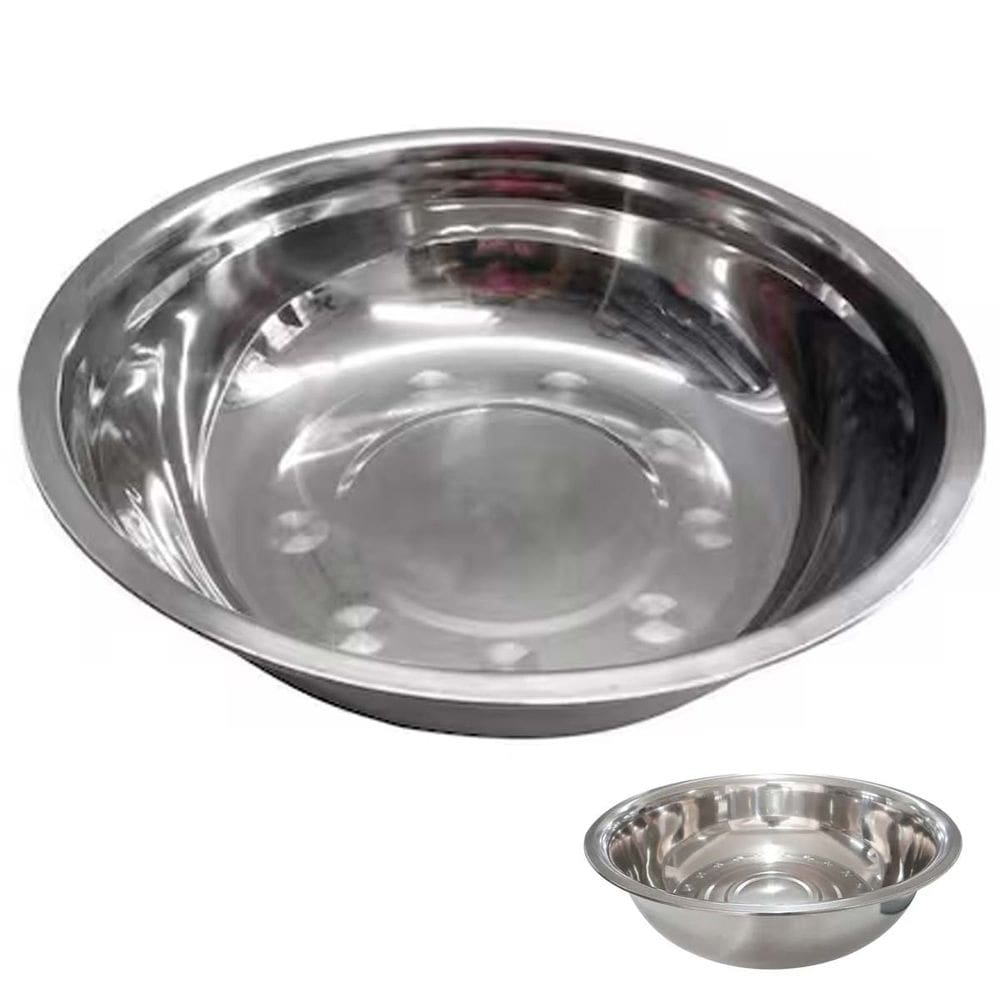 Tigela Bowl Inox Cumbuca Preparo Receita Mesa Posta Sala de Jantar Residencial Comercial Multiuso Resistente Duravel