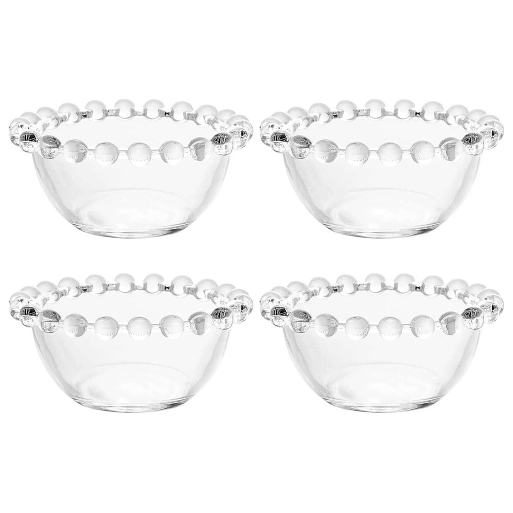 Conjunto de 4 Bowls Pearl de Cristal 70ml - Wolff