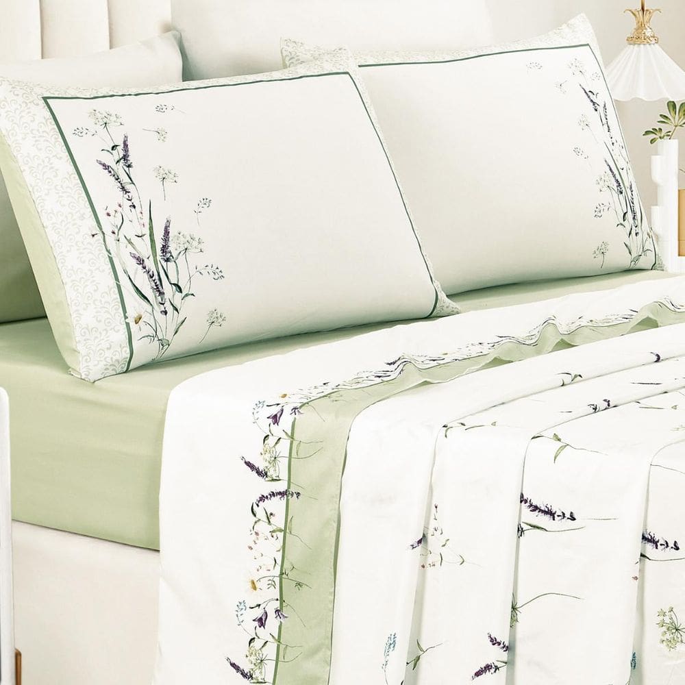 Lençol Queen Size Casal Marilyn 300 Fios Tecido Premium