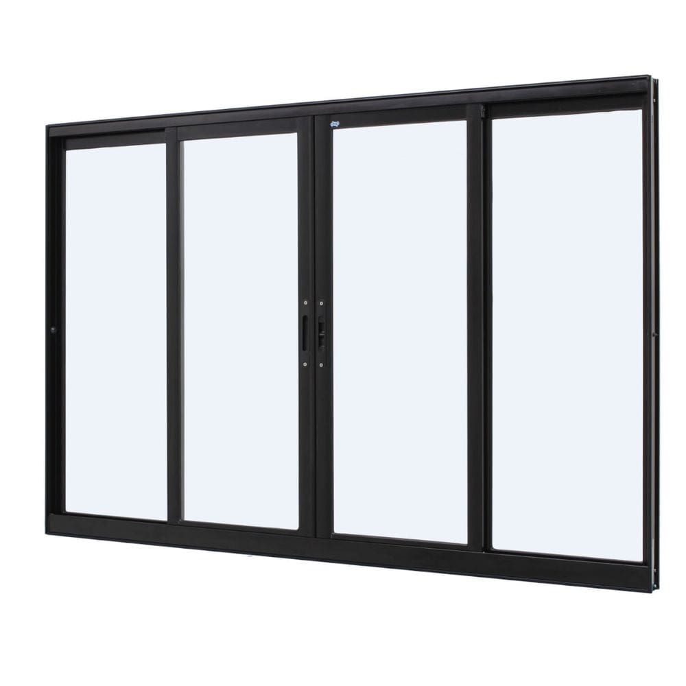 Janela Caribe 4 Folhas 120x100cm Preta - 1002-5664 - JAP