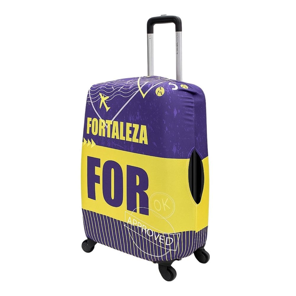 Capa Protetora para Mala de Viagem Tamanho Grande 28” Estampa Fortaleza