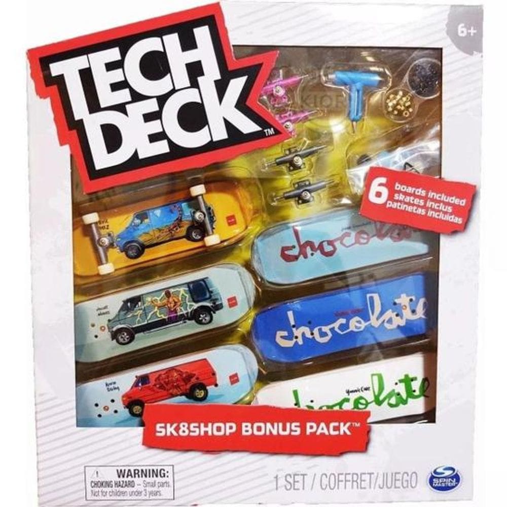 Tech Deck Skate De Dedo Shop Bonus Pack Com 6 - 2892 - Sunny