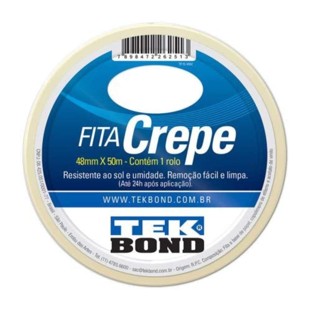 Fita Crepe 48 MM x 50 Metros TEKBOND