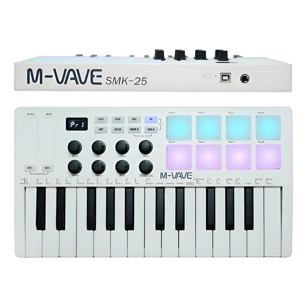 M-Vave Smk-25 25 Teclas Branco