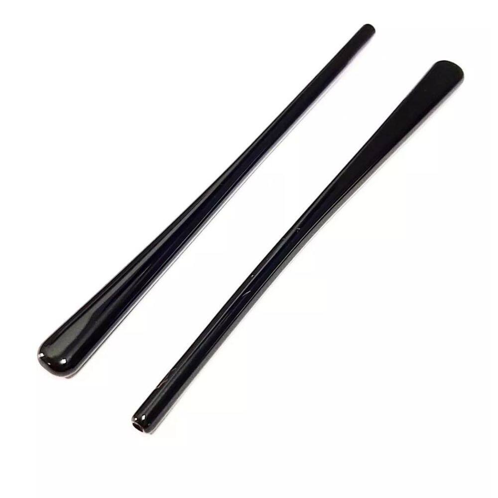 Ponteira Silicone Óculos Preto P 35  Kit 10 pares