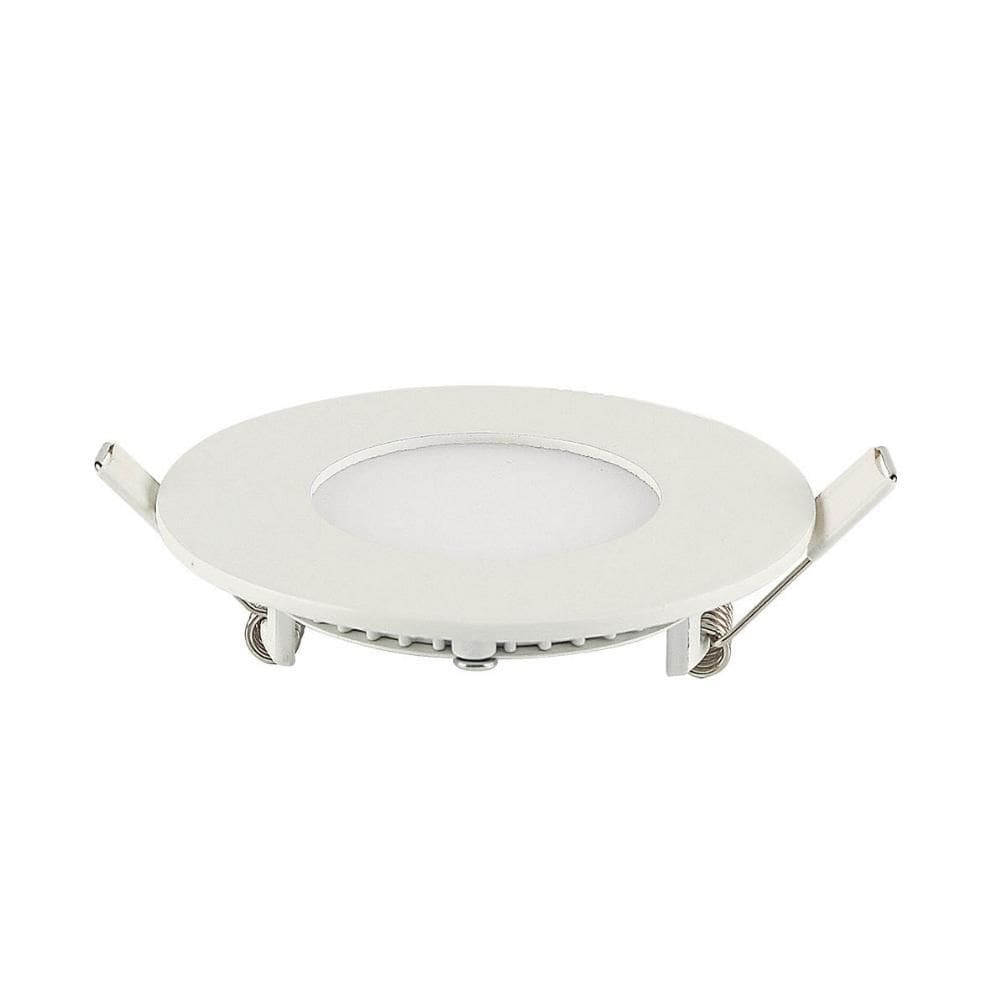 Painel De Led Redondo Embutir 3,5W Bivolt Blumenau 6500K