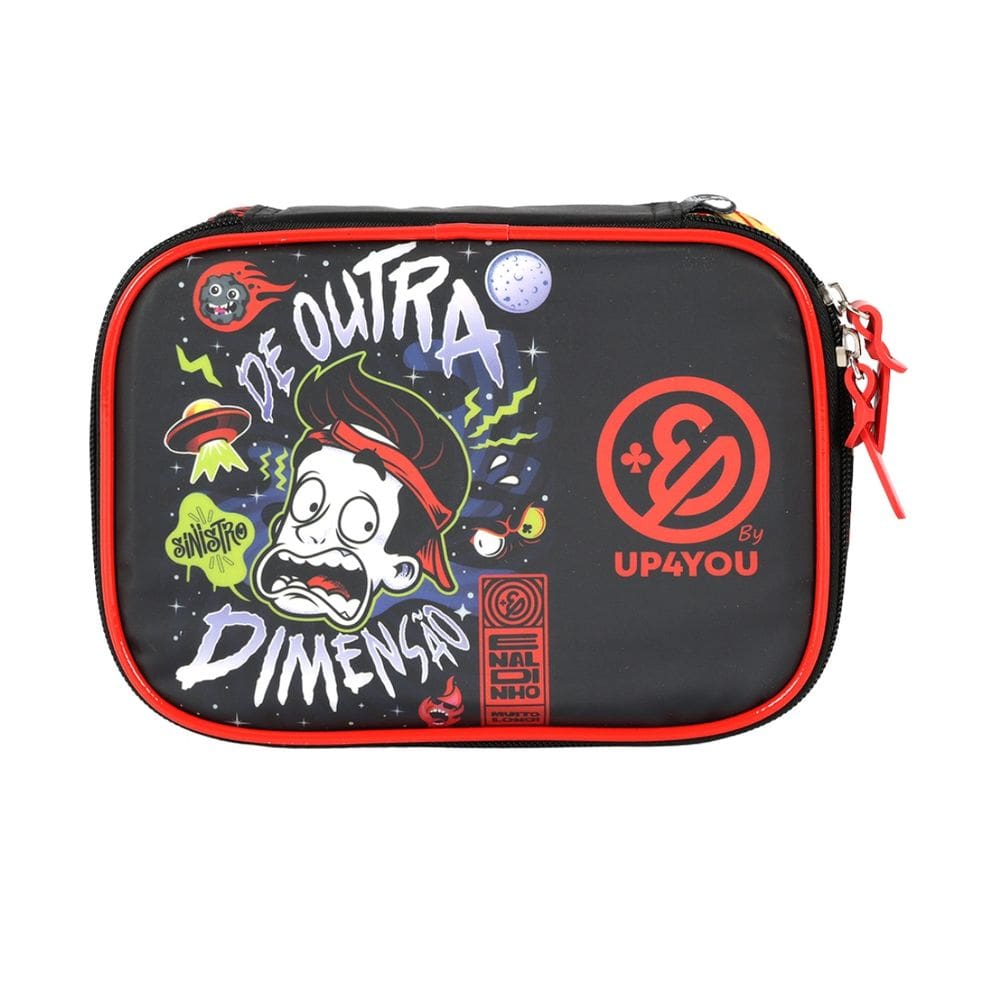 Estojo Box Escolar UP4You by Enaldinho de Outra Dimensão