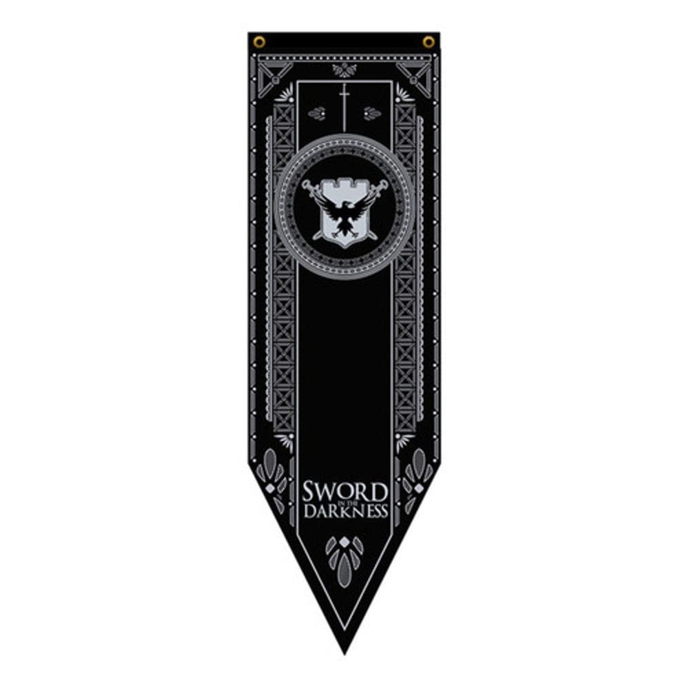 Bandeira Flâmula Brasão Casa Nights Watch Game Of Thrones