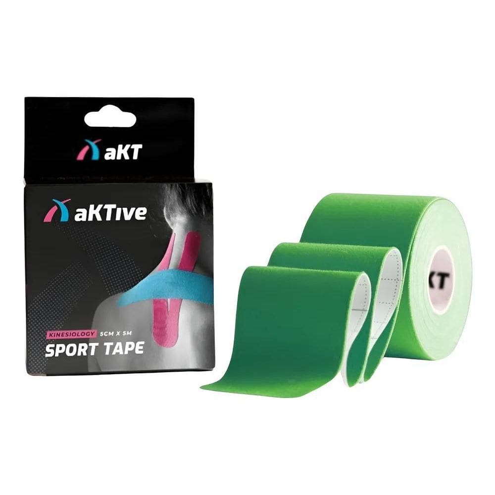 Bandagem Elástica Adesiva Kinésio Tape  Akt Verde