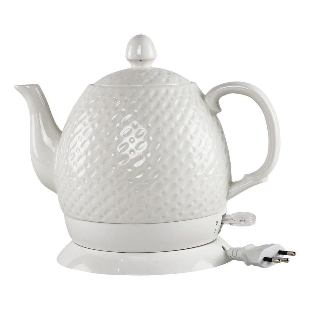 Chaleira Elétrica de Porcelana Elegance 1,5L Branca Tuut 127v