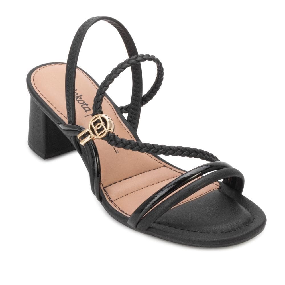 Sandália Salto PN Bloco Dakota DT25-Y9371