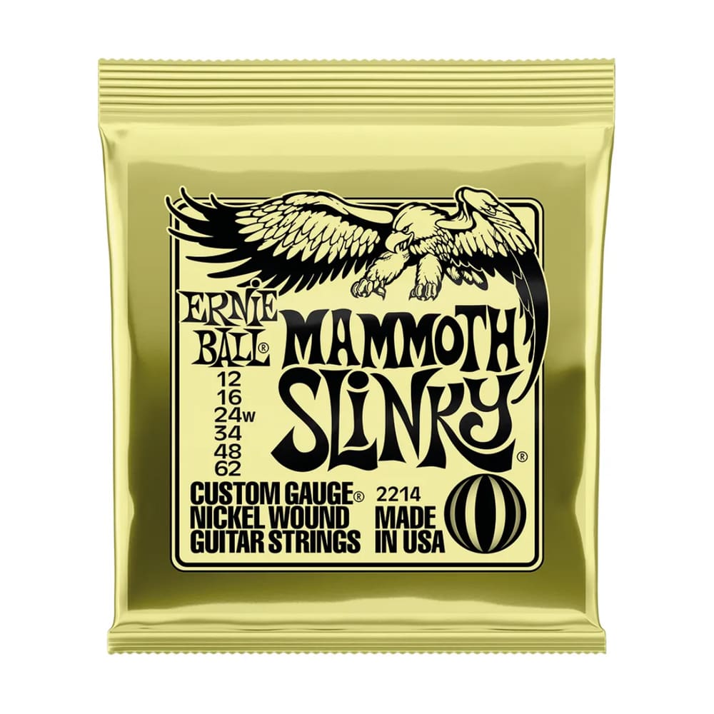 Encordoamento Para Guitarra 012 Slinky Níquel Ernie Ball Mammoth