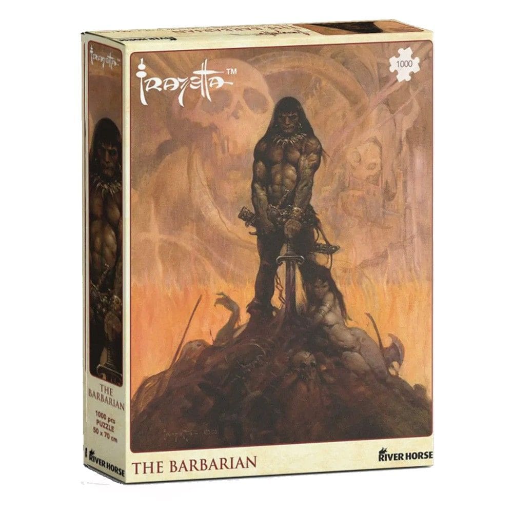 Frazetta The Barbarian Quebra-Cabeça 1000 peças Meeple BR