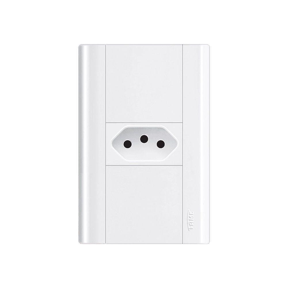 Tomada Fame Modulare 2p+t 20a Com Placa 4x2 Branco