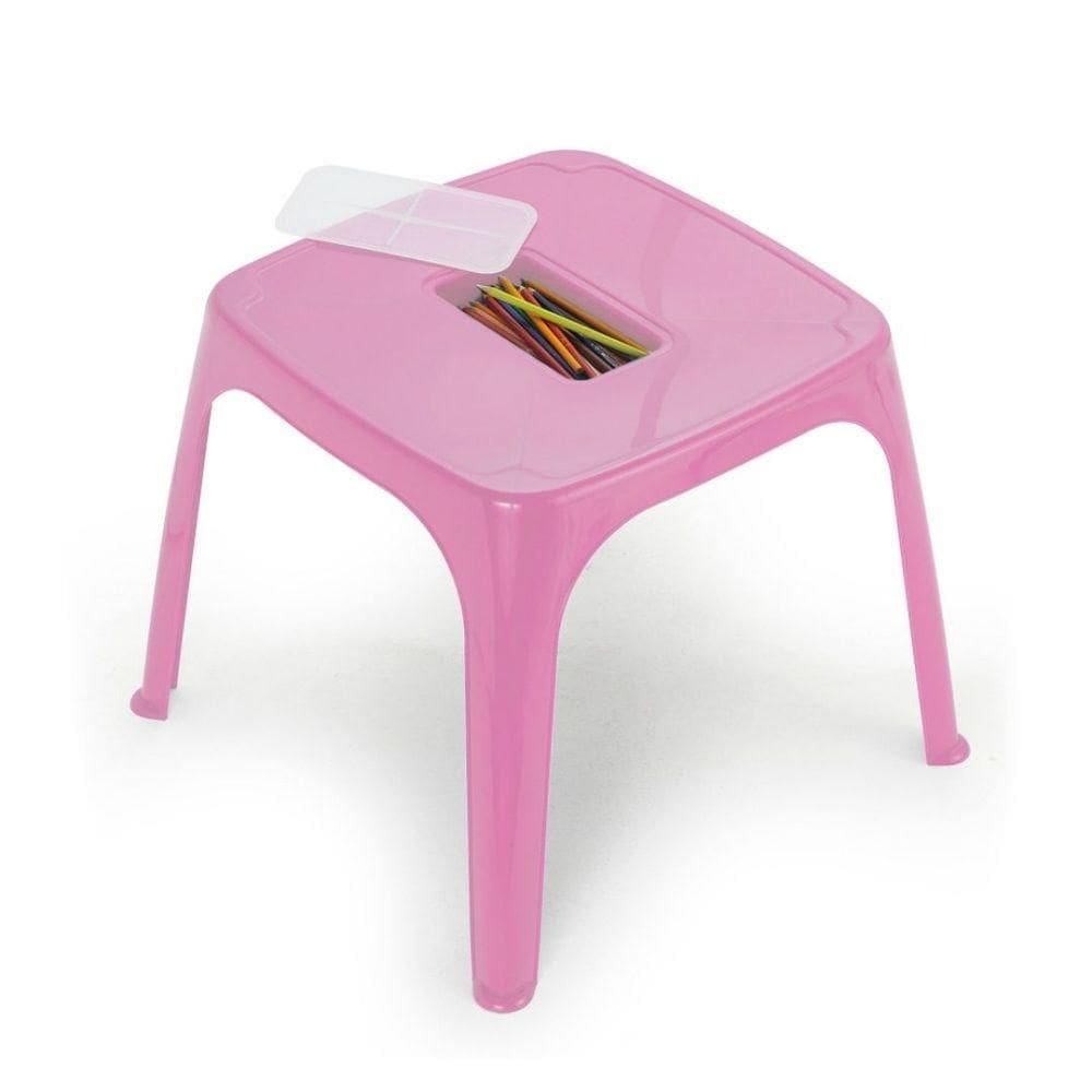 Mesa Infantil Rosa Plasnorthon