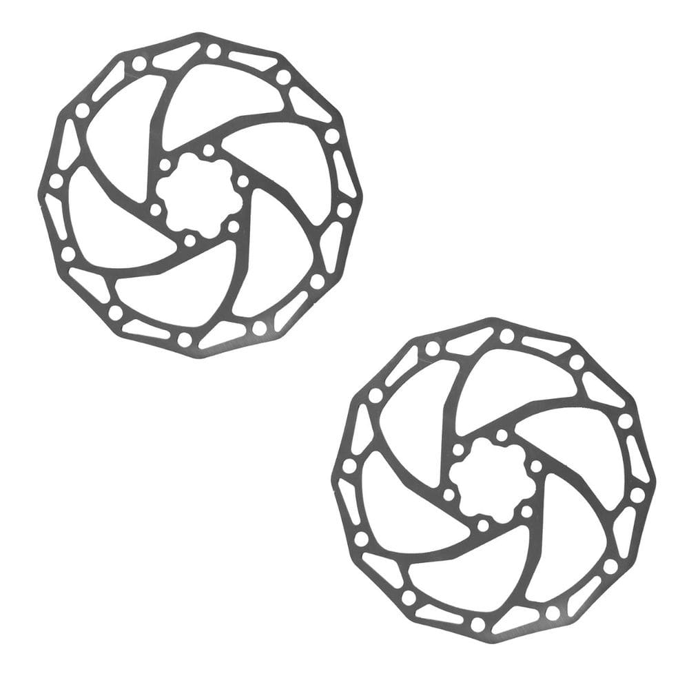 Par Discos de Freio Rotor Bicicleta 160mm Dianteiro Traseiro Aço Resistente Tsw