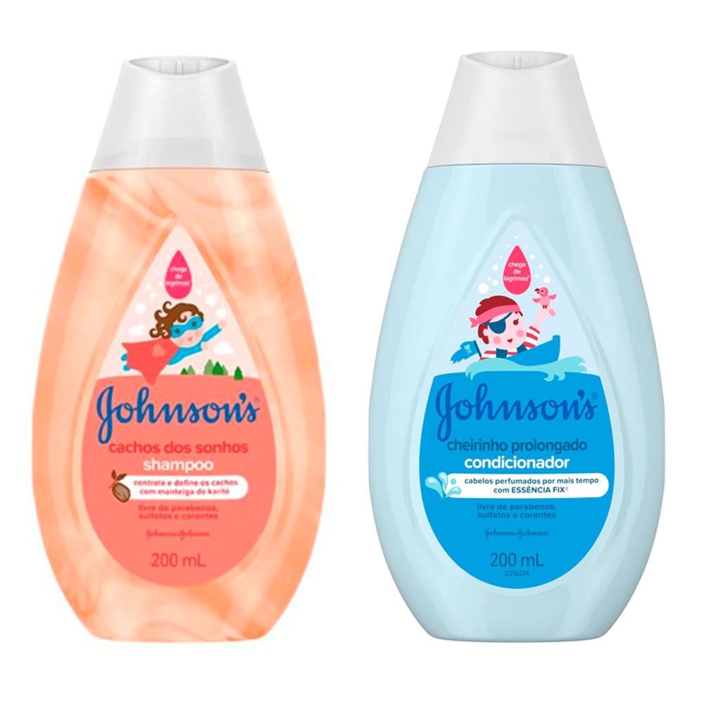 Kit 1 Condicionador Johnson`s Cheirinho Prolongado 200ml