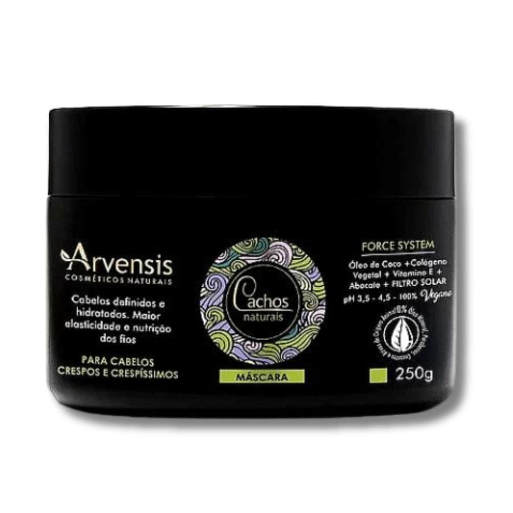 Máscara Arvensis Cachos Naturais Cabelos Crespos e Crespíssimos 250g
