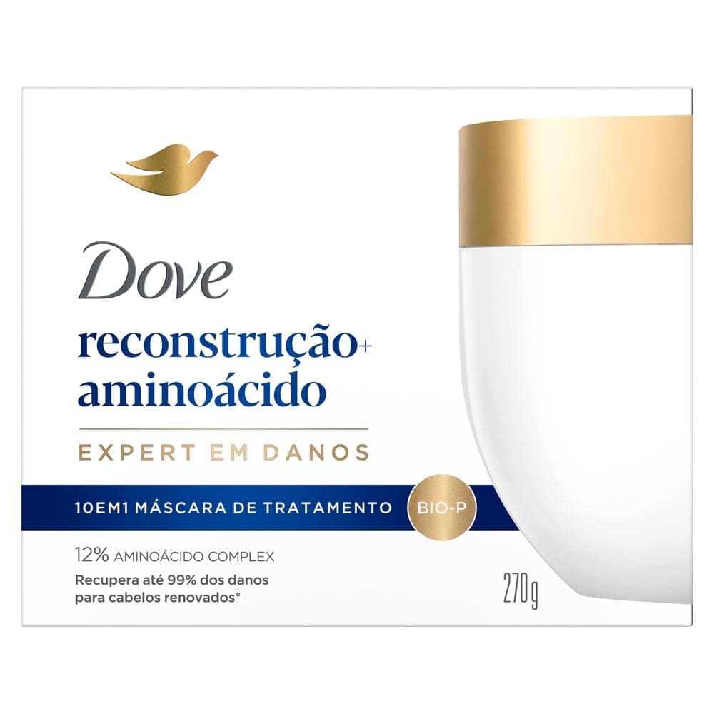 Dove Máscara Capilar 10 em 1 Reconstrução e Aminoácido 270g