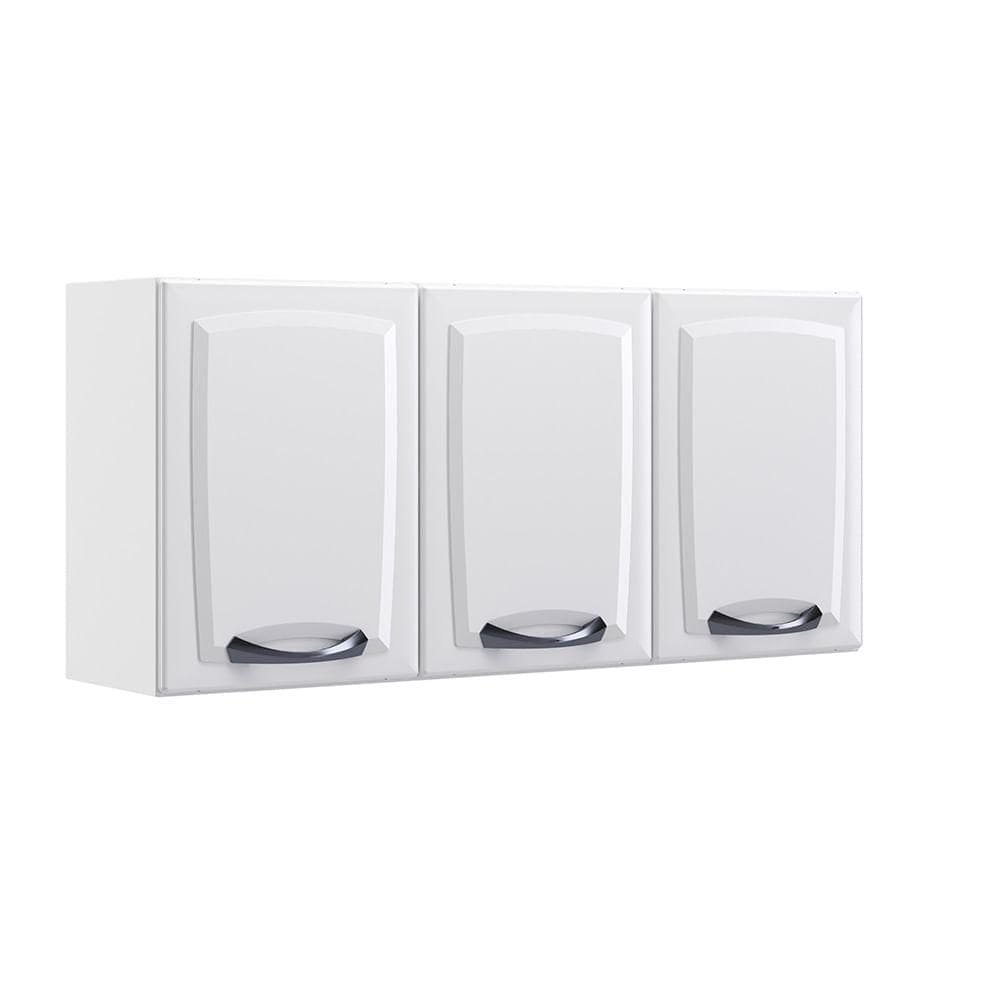 Armário Aéreo de Cozinha Branco 3 Portas New Premium
