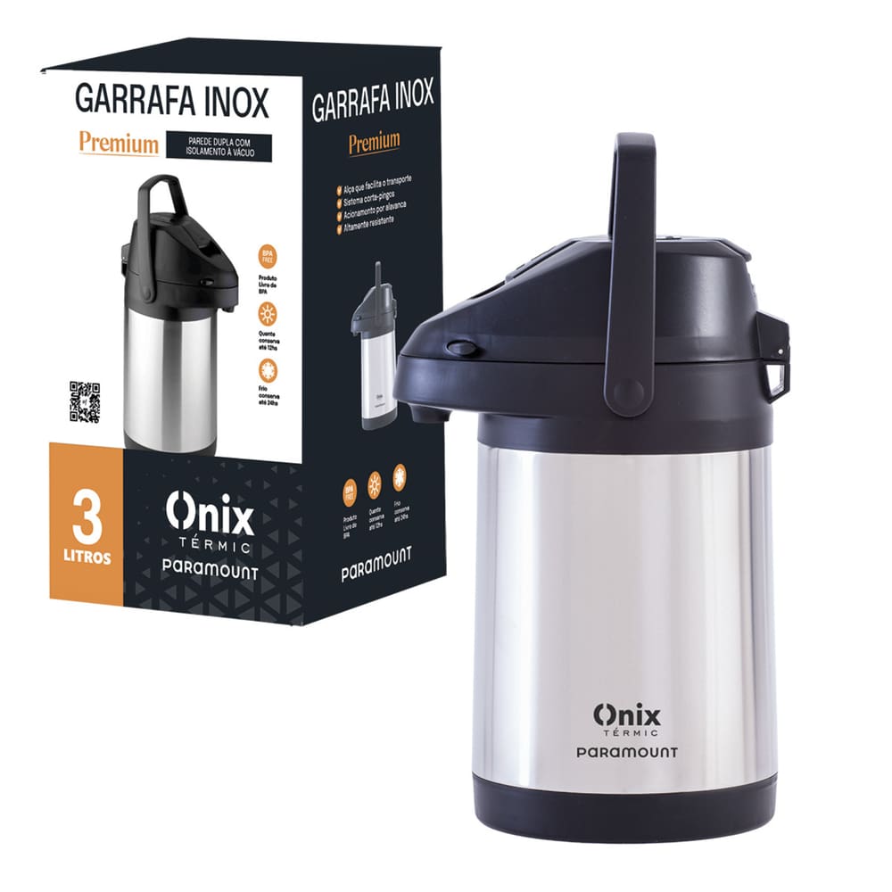 Garrafa Inox Premium 3L 1268 Paramount