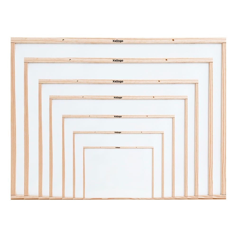 Quadro Branco com Moldura em Madeira - 60x80 cm