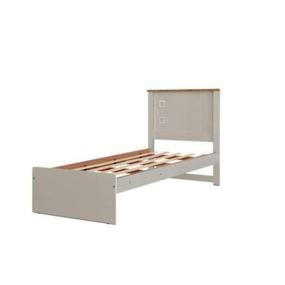 Cama Solt. Barcelona Off White e Nature Tebarrot