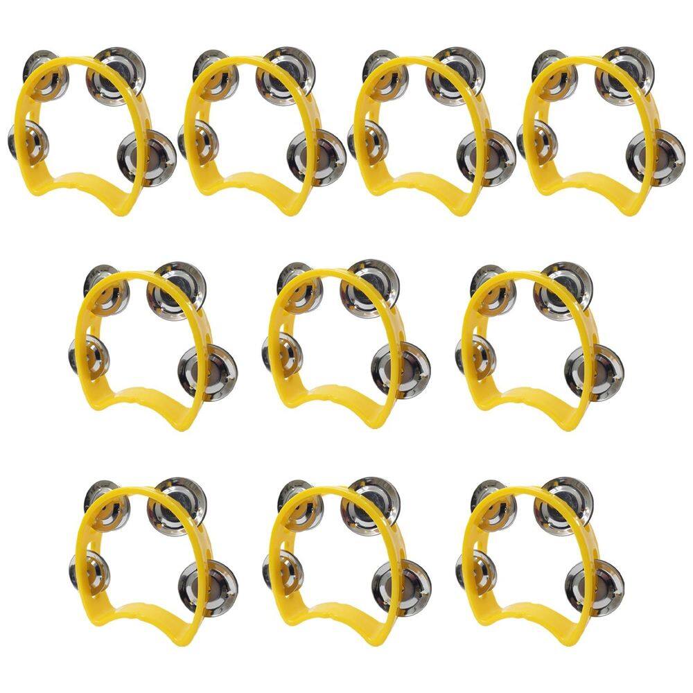 Kit 20 Pandeiros Meia Lua Infantil Amarelo New York