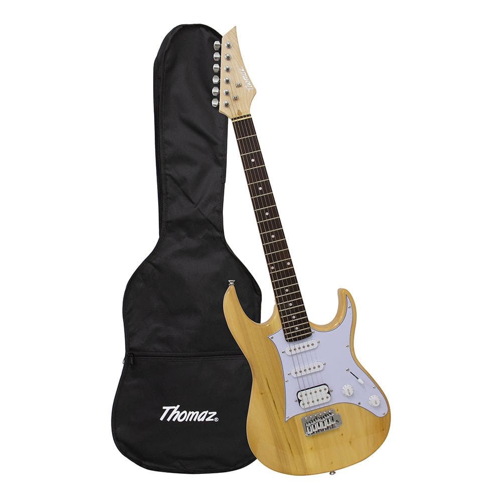 Kit Guitarra Elétrica TEG 310 Natural com Capa Thomaz