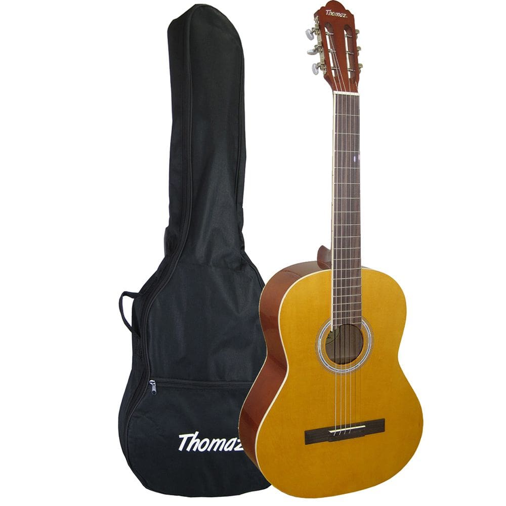 Violão Acústico de Aço TCG 390 A Amarelo com Capa Thomaz