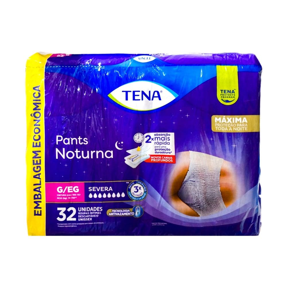 Fralda Geriatrica Tena Pants Noturna G/Eg C/32