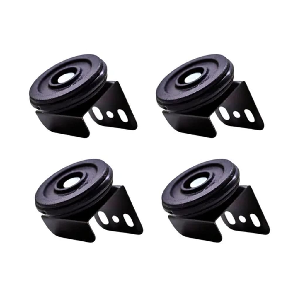 04 Roldana Rolamento Guia Superior para Porta e Janela de Correr de Aço 37mm