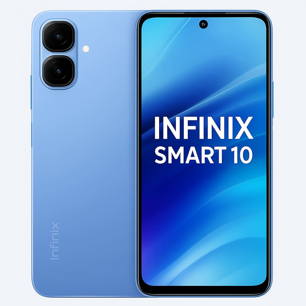 Smartphone Celular Infinix Smart 10, 128GB, 4GB RAM, Tela 6,6, Câmera 50MP, Bateria 5000mAh, Android 13, Dual SIM, Azul