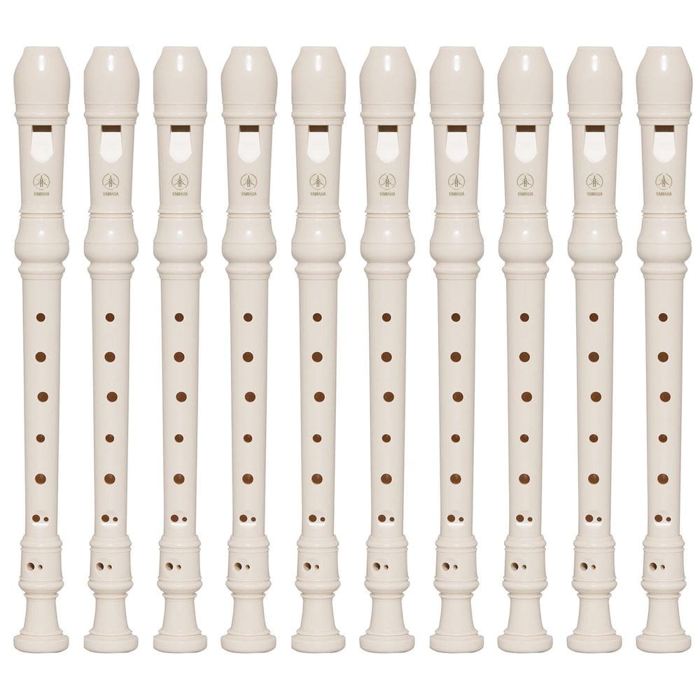 Kit 50 Flautas Doce Soprano Barroca Em C YRS-24B Yamaha