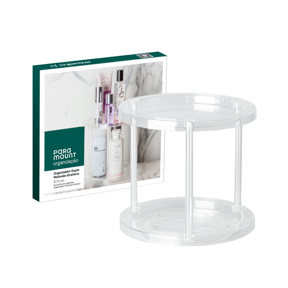 Organizador Diamond Duplo Giratório 23CM 1975 Paramount