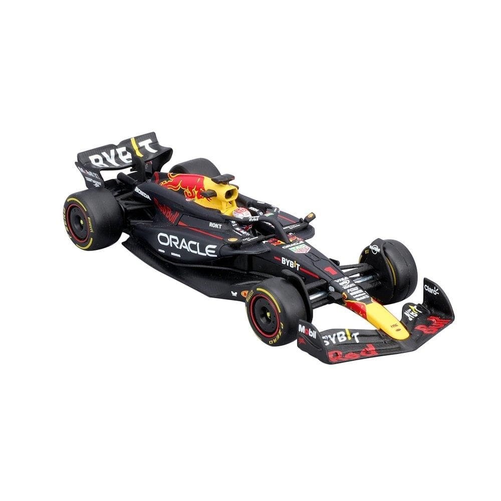 Carrinho Bburago F1 Red Bull RB20 1:43 Verstappen com Capacete