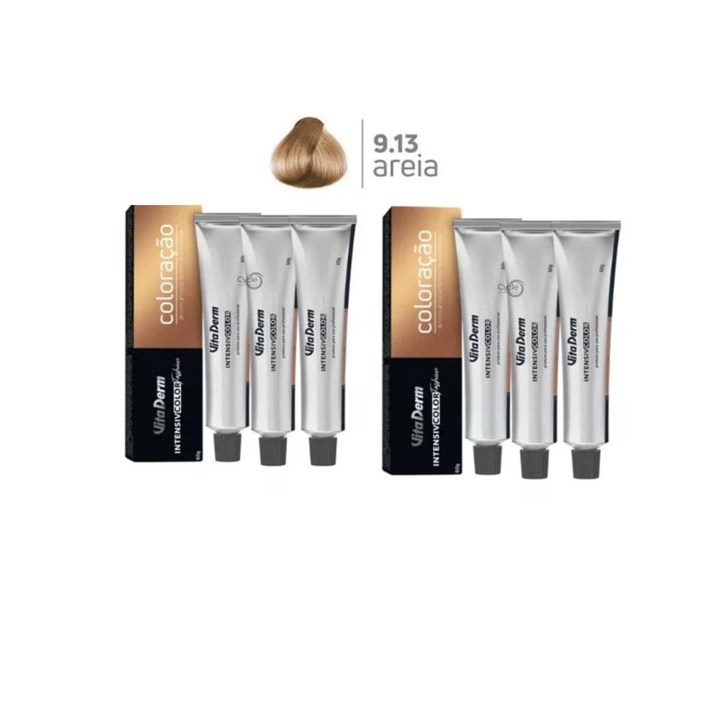 Coloraçao Intensive Color Fashion 6 Unidades 9.13 Vita Derm