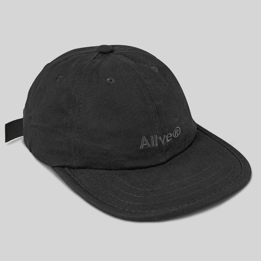 Boné Alive Six Panel Logo Black | Preto