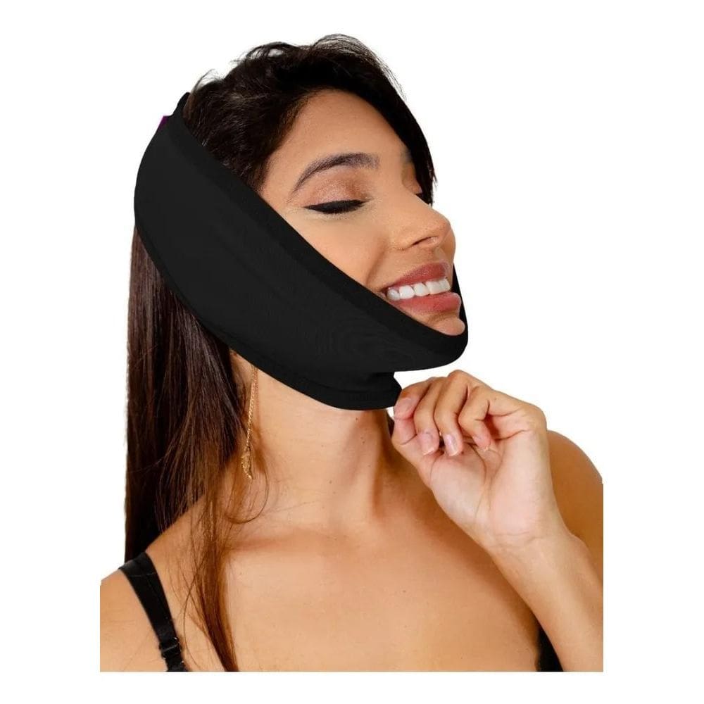 2X Cinta Faixa Papada Mentoneira Orelha Otoplastia Cirurgica