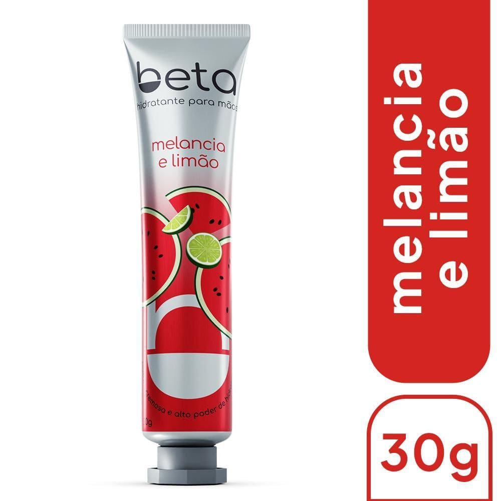 Creme Hidratante Para As Mãos Beta - 30G Melancia E Limão